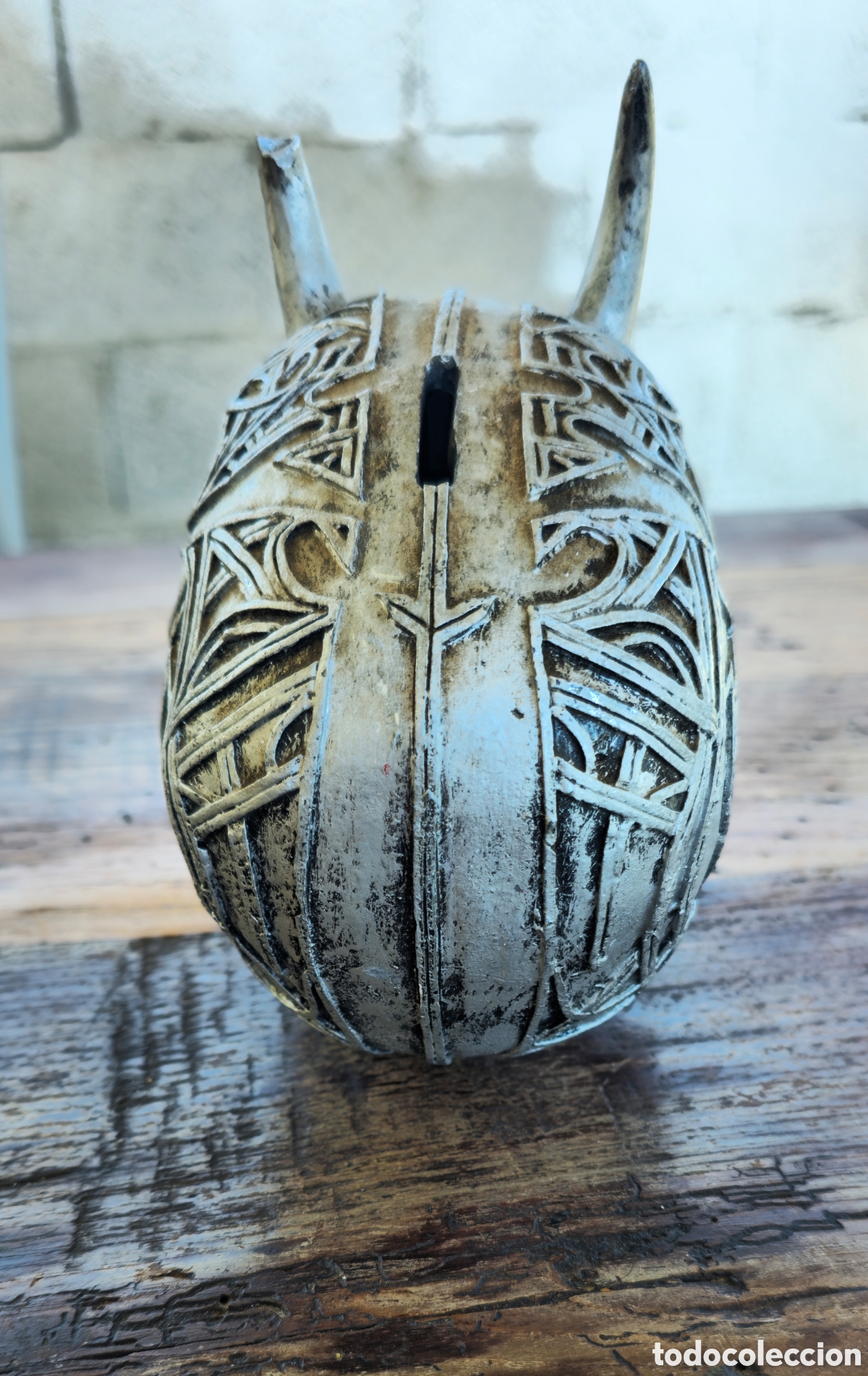 Coleccionismo: Hucha calavera cornuda - Foto 3