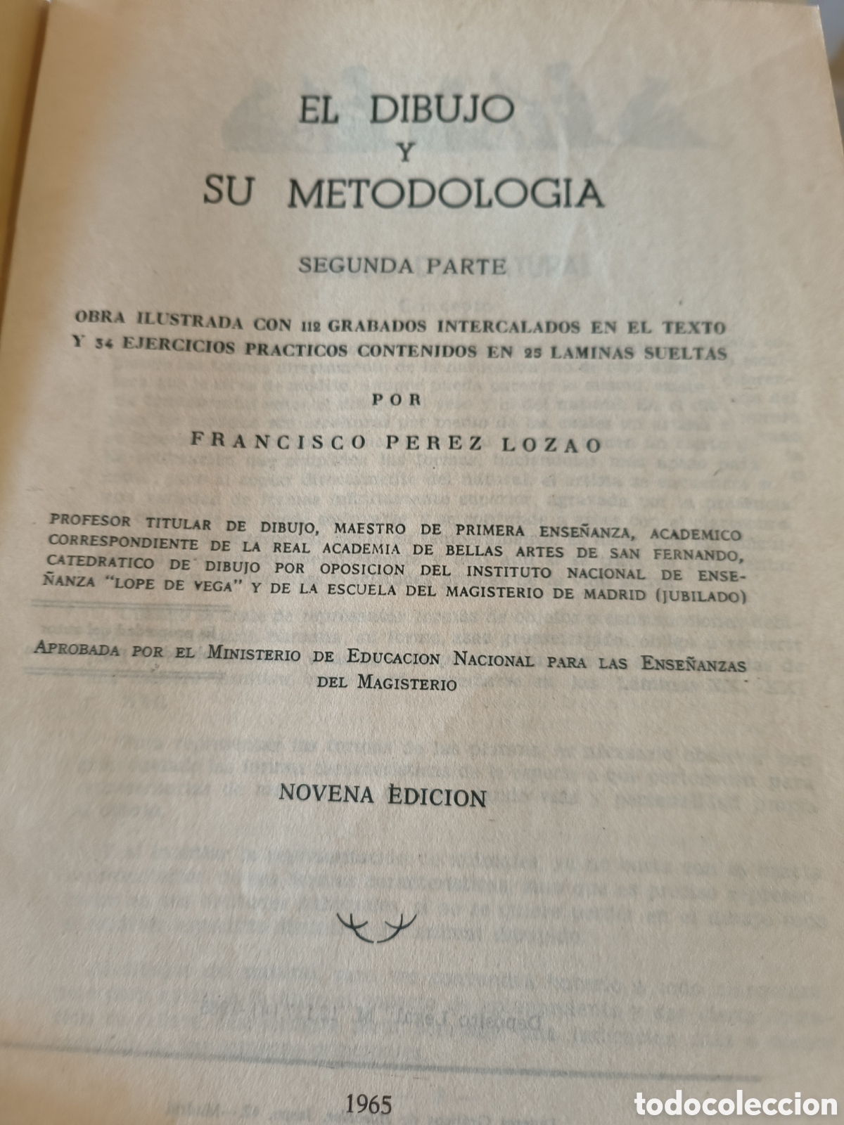 Coleccionismo: Dibujo art&iacute;stico 1965 - Foto 5