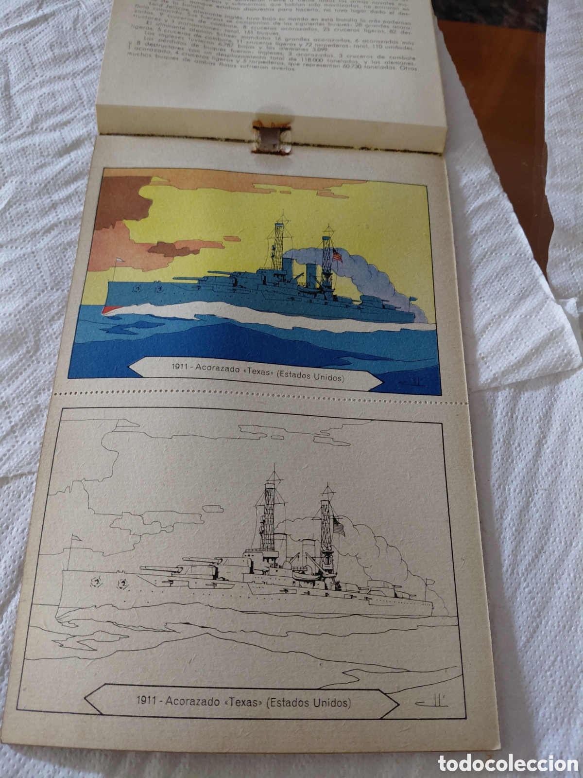 Coleccionismo: Bloque para pintar marina de guerra - Foto 3