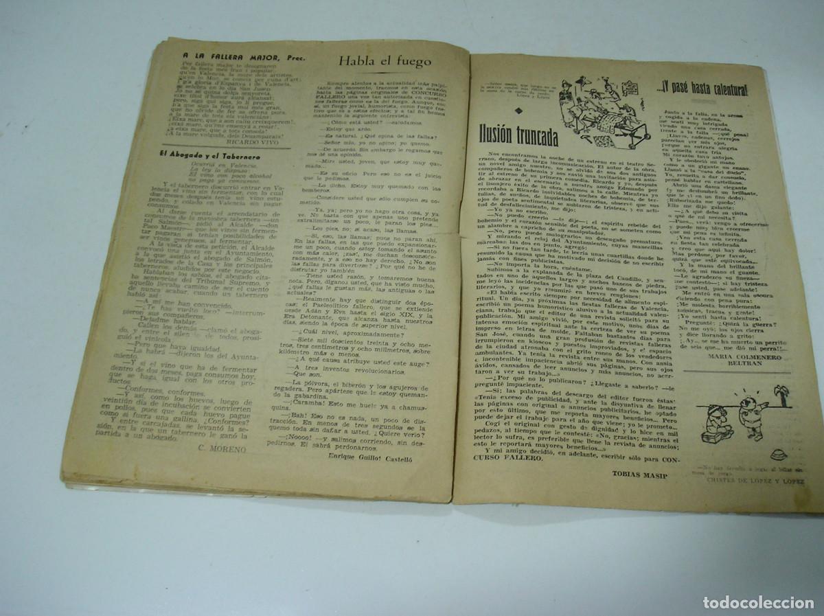 Coleccionismo: PROGRAMA DE CONCURSO FALLERO DE VALENCIA 1951 - Foto 15