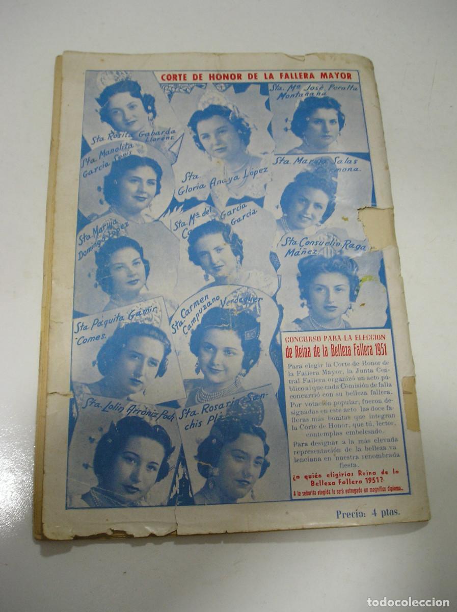 Coleccionismo: PROGRAMA DE CONCURSO FALLERO DE VALENCIA 1951 - Foto 21