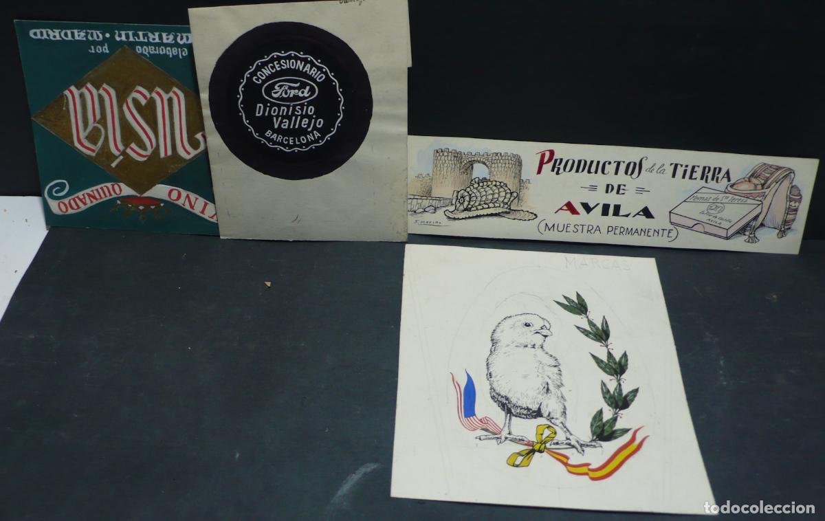 Coleccionismo: LOTE DE DIBUJOS PARA PUBLICIDAD - Foto 1