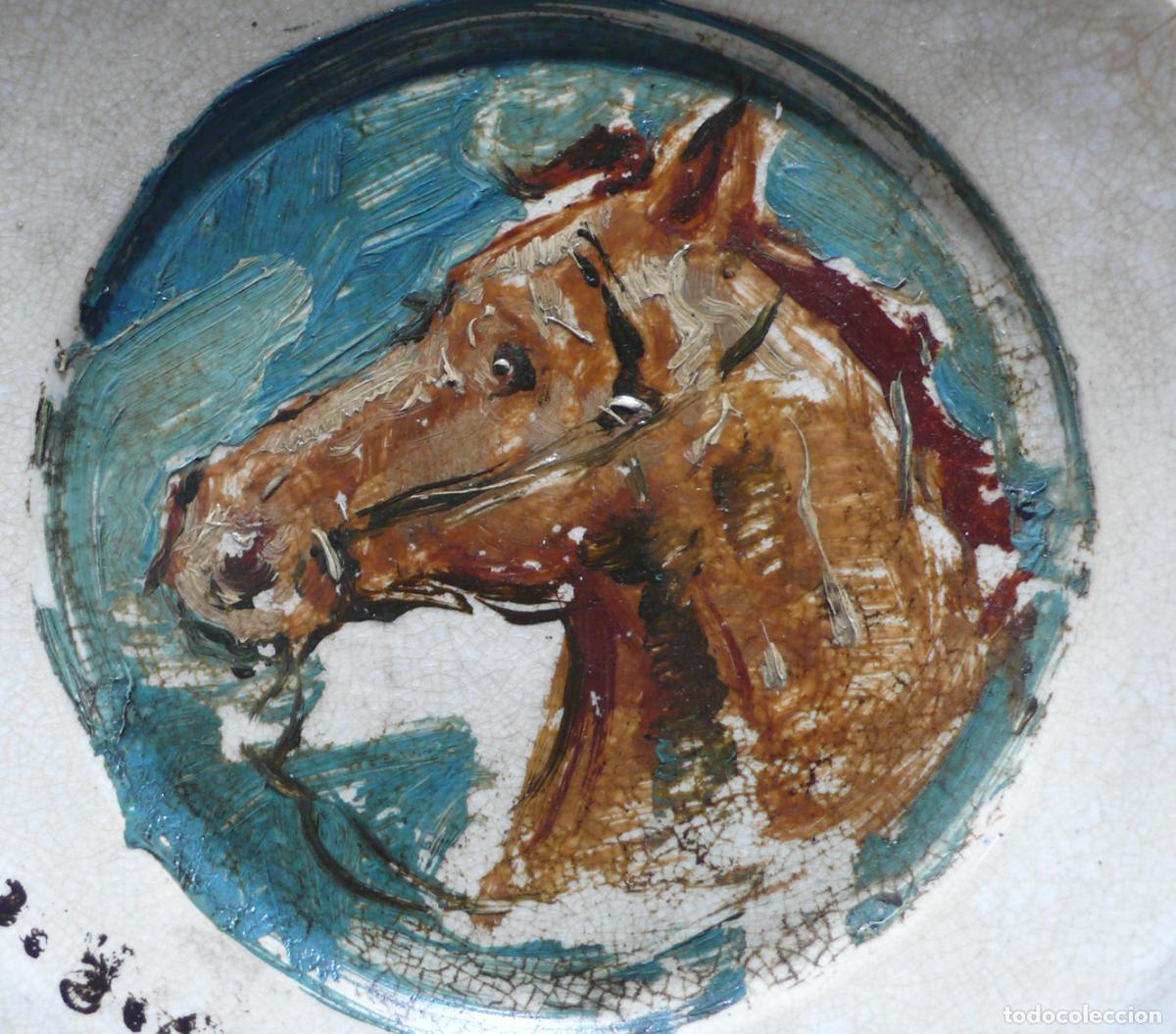 Coleccionismo: PLATODE CERAMICA PINTADO - Foto 2