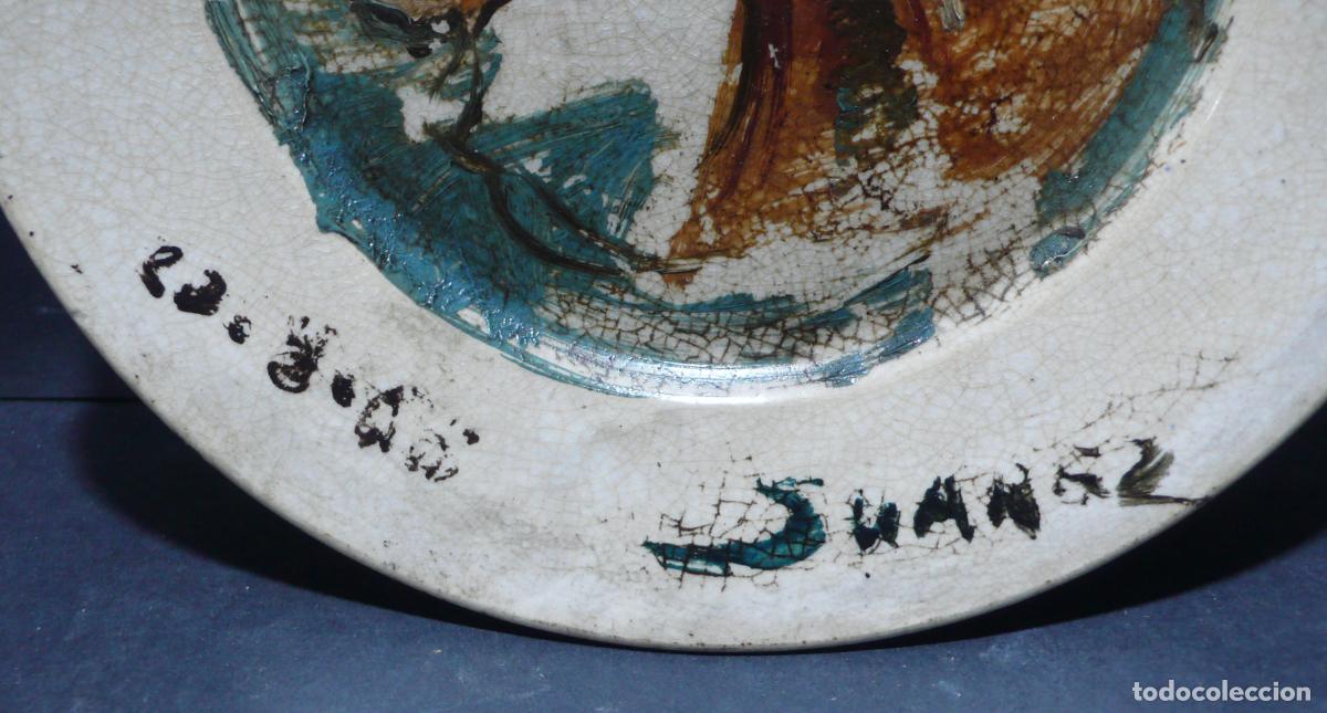 Coleccionismo: PLATODE CERAMICA PINTADO - Foto 3