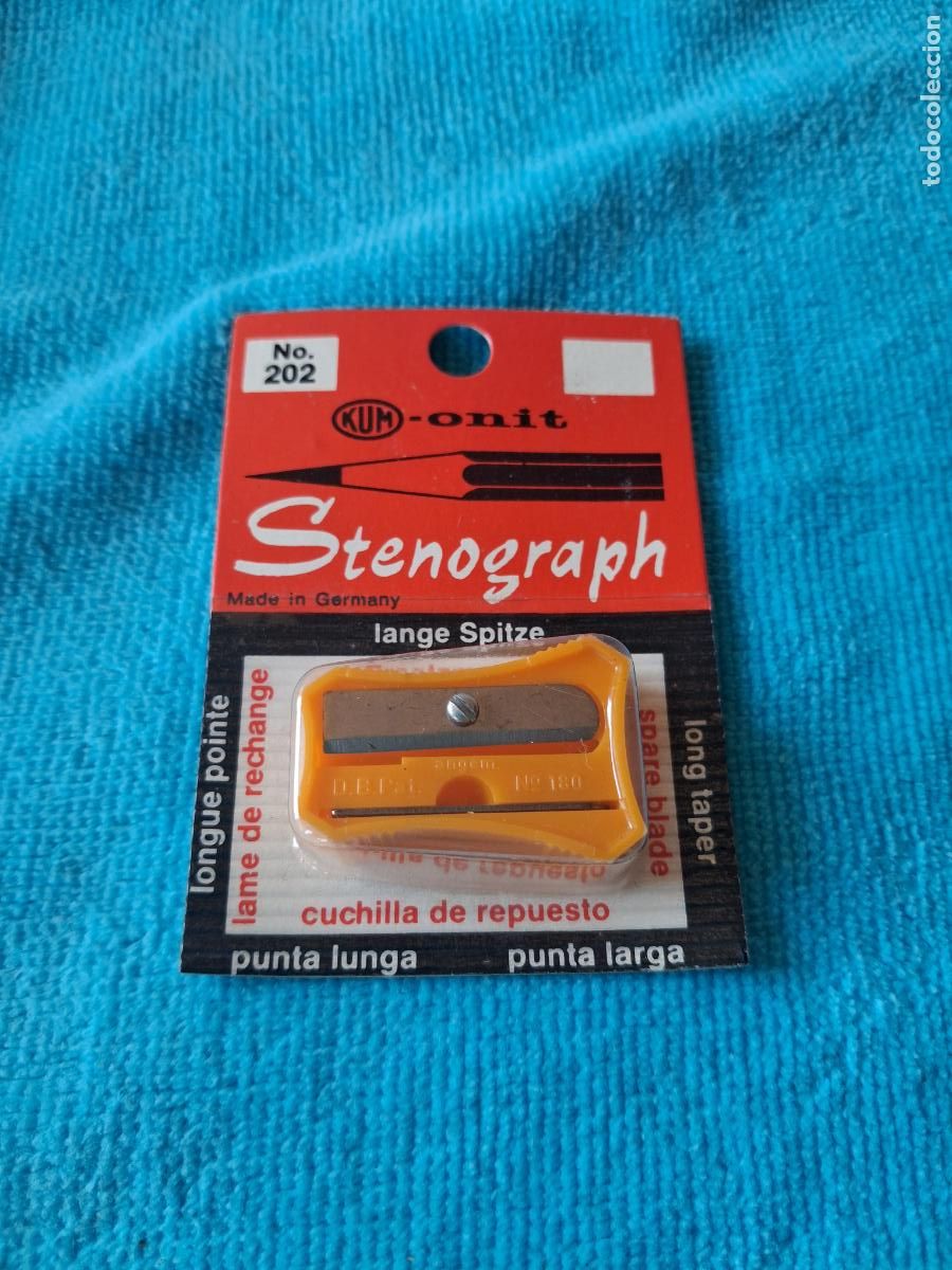Coleccionismo: Sacapuntas kum stenograph - Foto 1