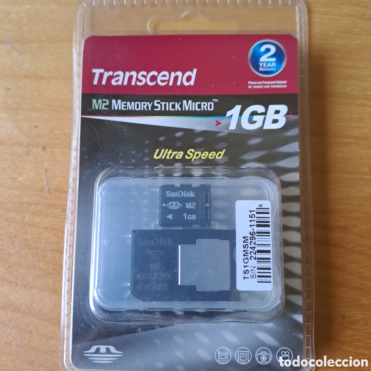 Coleccionismo: Memoria M2 Stick Micro 1GB - Foto 1