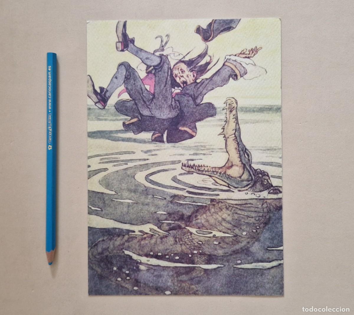 Coleccionismo: PETER PAN L&Aacute;MINA FACS&Iacute;MIL ILUSTRADORES DE &Eacute;POCA. - Foto 2