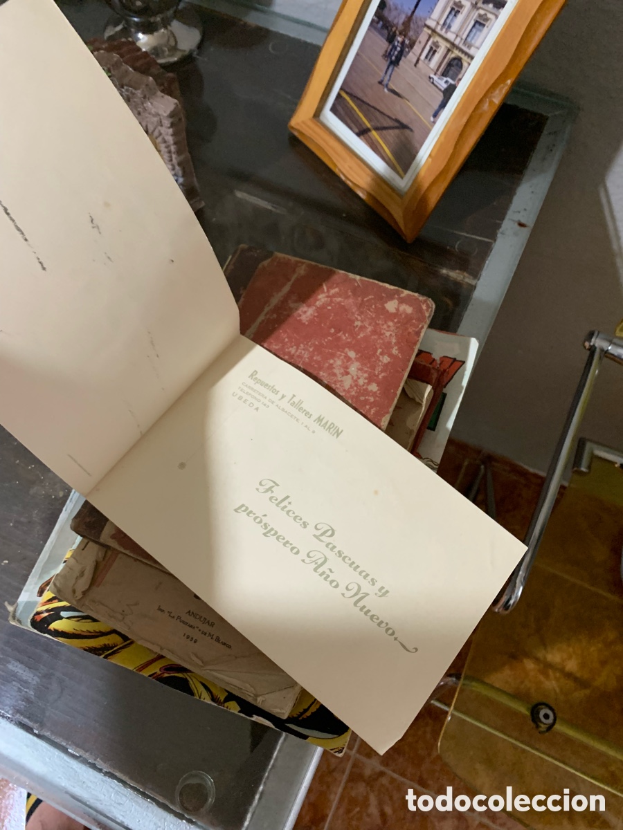 Coleccionismo: Felicitacion Mar&iacute;n &Uacute;beda pegaso - Foto 2