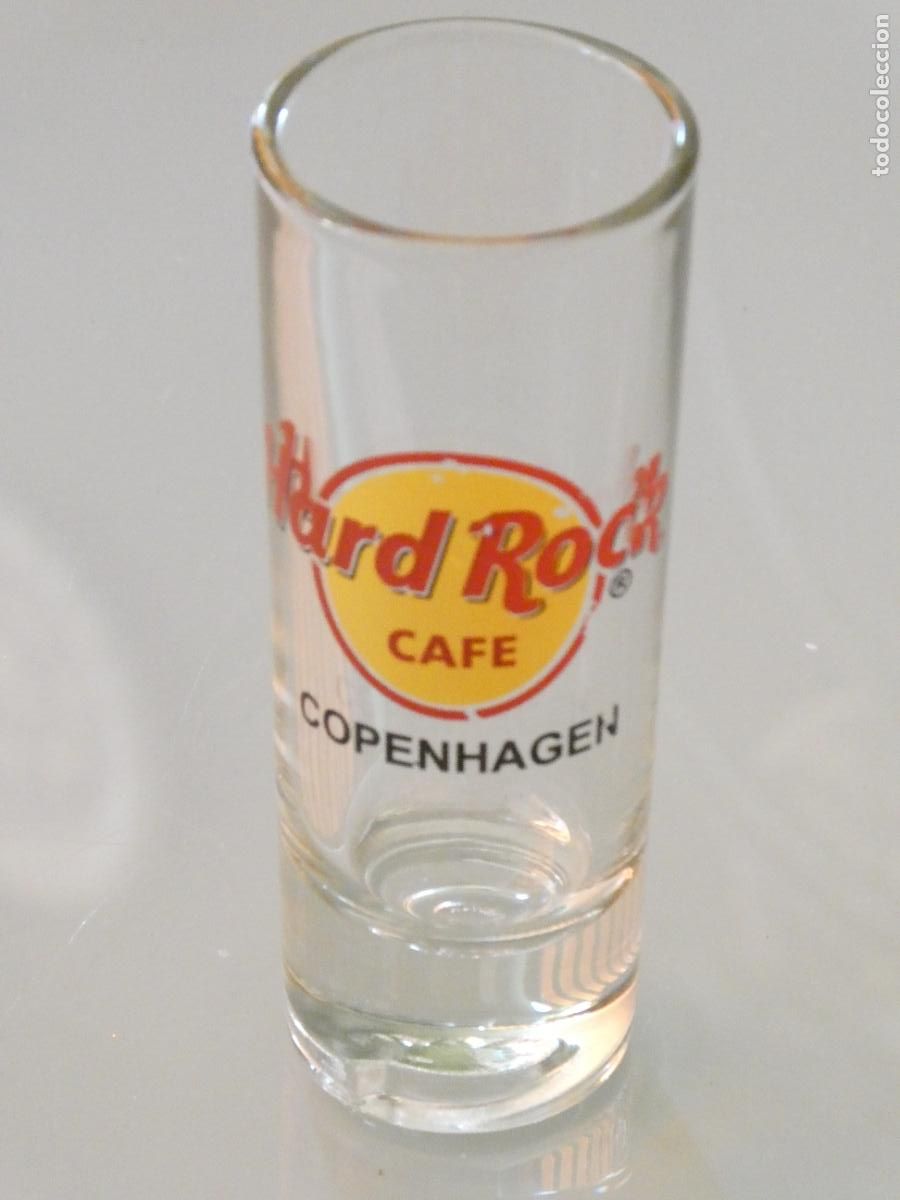 Sammeln: VASO VASITO CHUPITO LARGO CRISTAL. HARD ROCK CAFE DE COPENHAGUE DINAMARCA. 11CM. 120GR