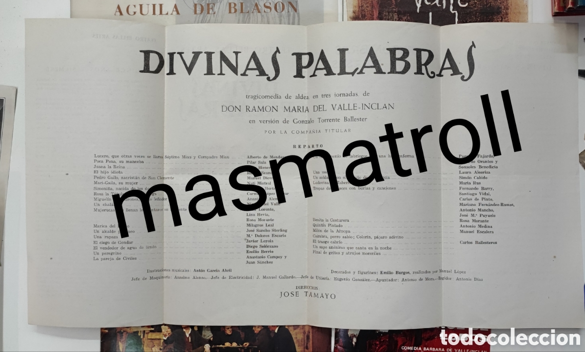 Coleccionismo: Valle Incl&aacute;n. 5 programas obras teatro - Foto 2
