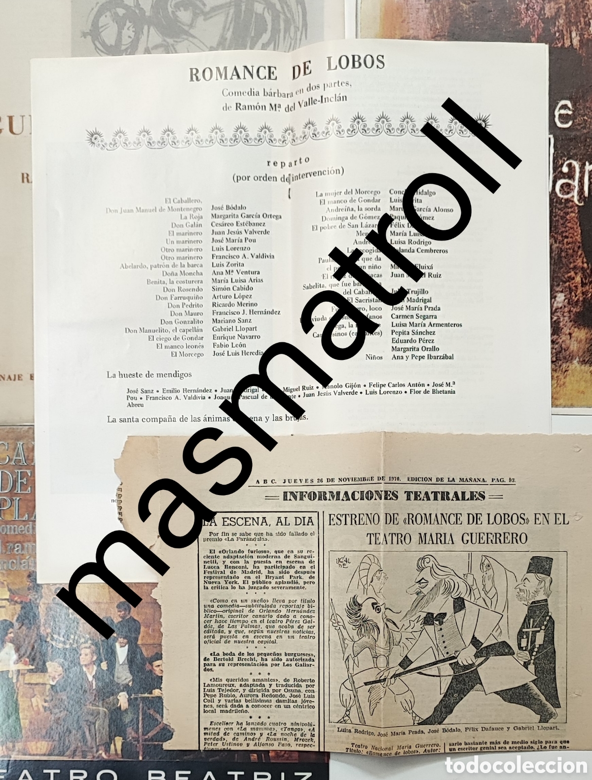 Coleccionismo: Valle Incl&aacute;n. 5 programas obras teatro - Foto 3