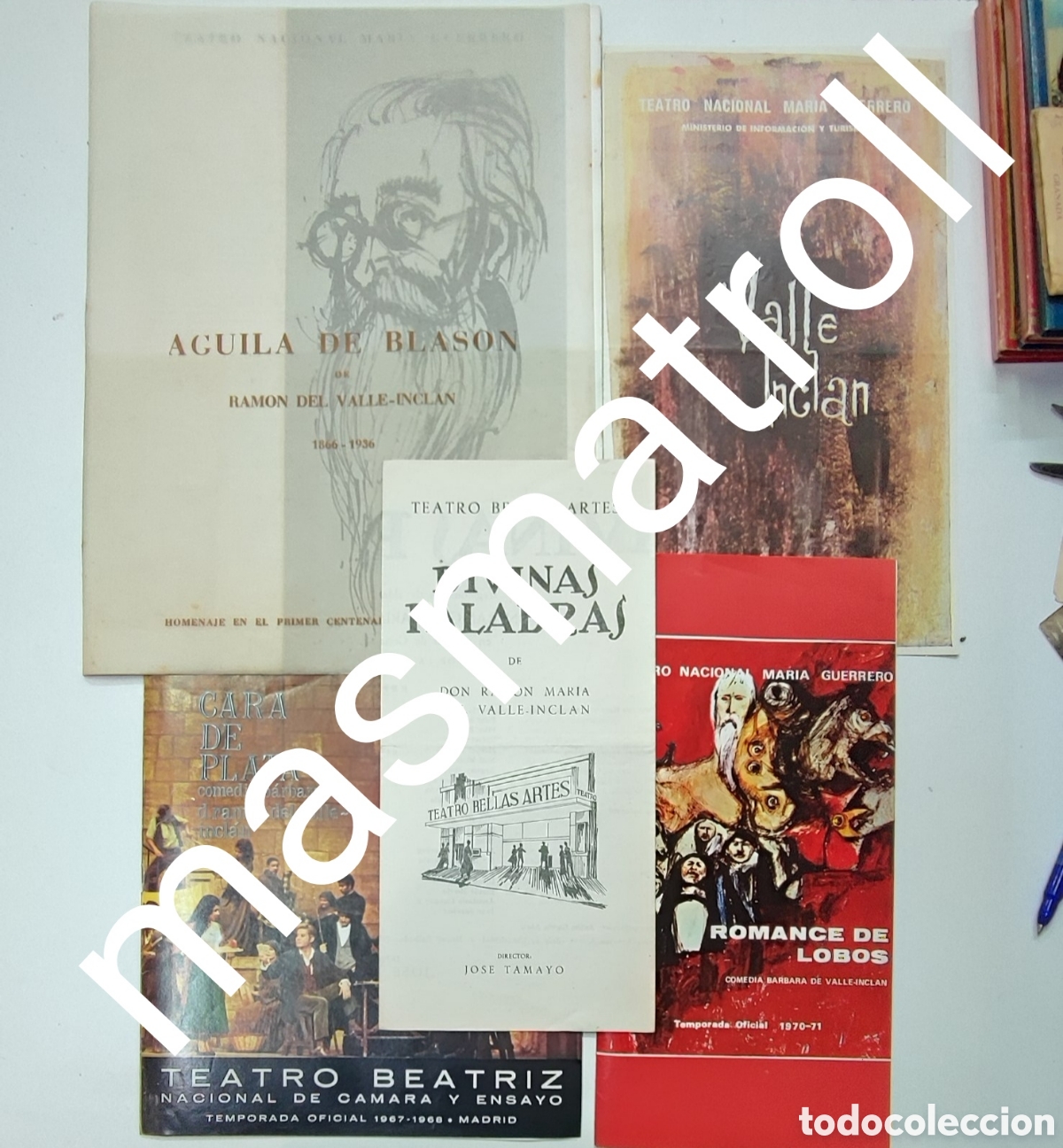 Coleccionismo: Valle Incl&aacute;n. 5 programas obras teatro - Foto 1