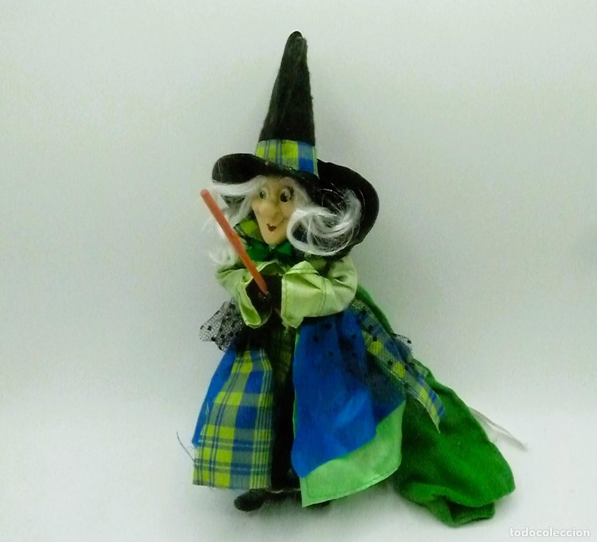 Coleccionismo: Bruja verde befana 2009. Saggina
