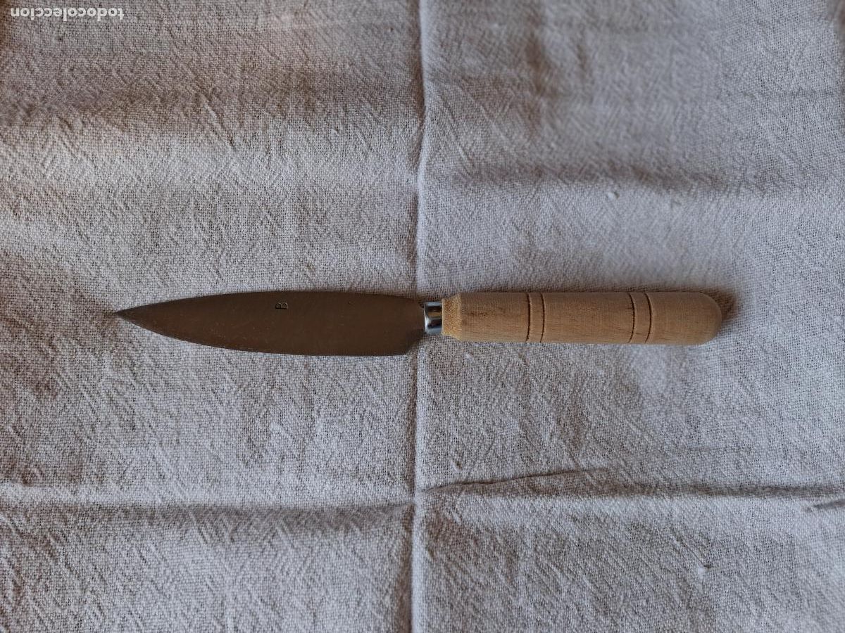 Coleccionismo: Cuchillo de acero al carbono - Foto 1