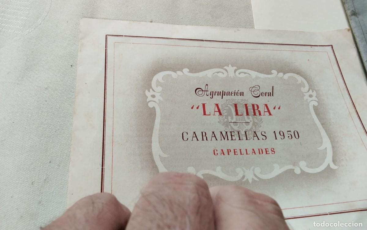 Coleccionismo: CAPELLADES , LIBRO PROGRAMA FIESTA MAYOR 1943 Y PROGRAMA CARAMELLAS 1950 , VER - Foto 3