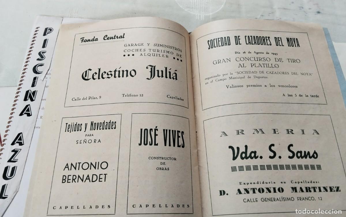 Coleccionismo: CAPELLADES , LIBRO PROGRAMA FIESTA MAYOR 1943 Y PROGRAMA CARAMELLAS 1950 , VER - Foto 18