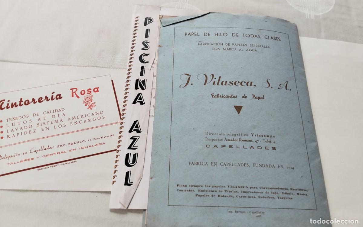 Coleccionismo: CAPELLADES , LIBRO PROGRAMA FIESTA MAYOR 1943 Y PROGRAMA CARAMELLAS 1950 , VER - Foto 20