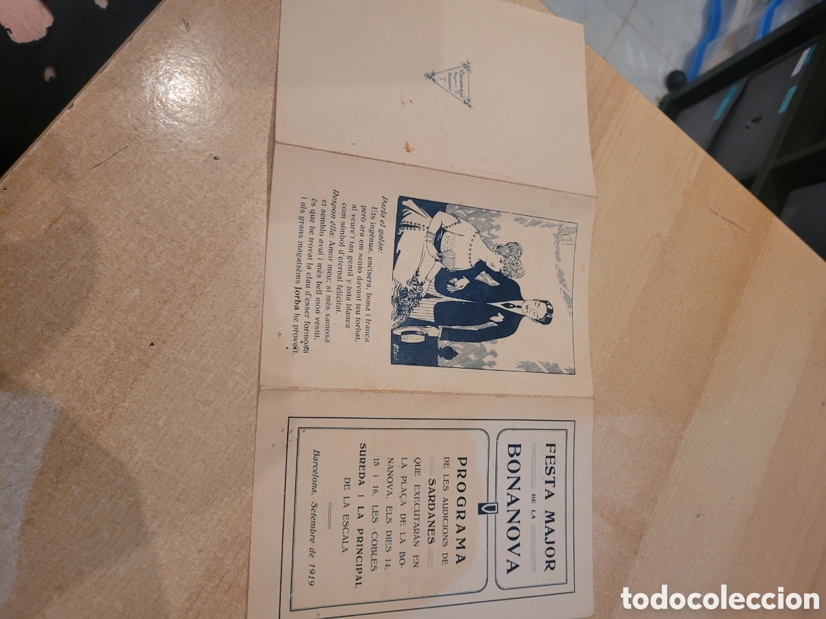 Coleccionismo: Festa major BONANOVA 1919 - Foto 1