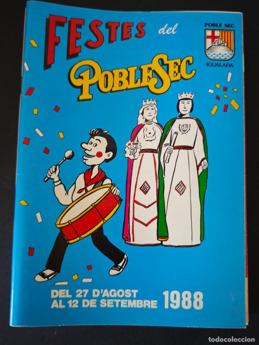 Coleccionismo: FESTES DEL BARRI DEL POBLE SEC- IGUALADA - Foto 2