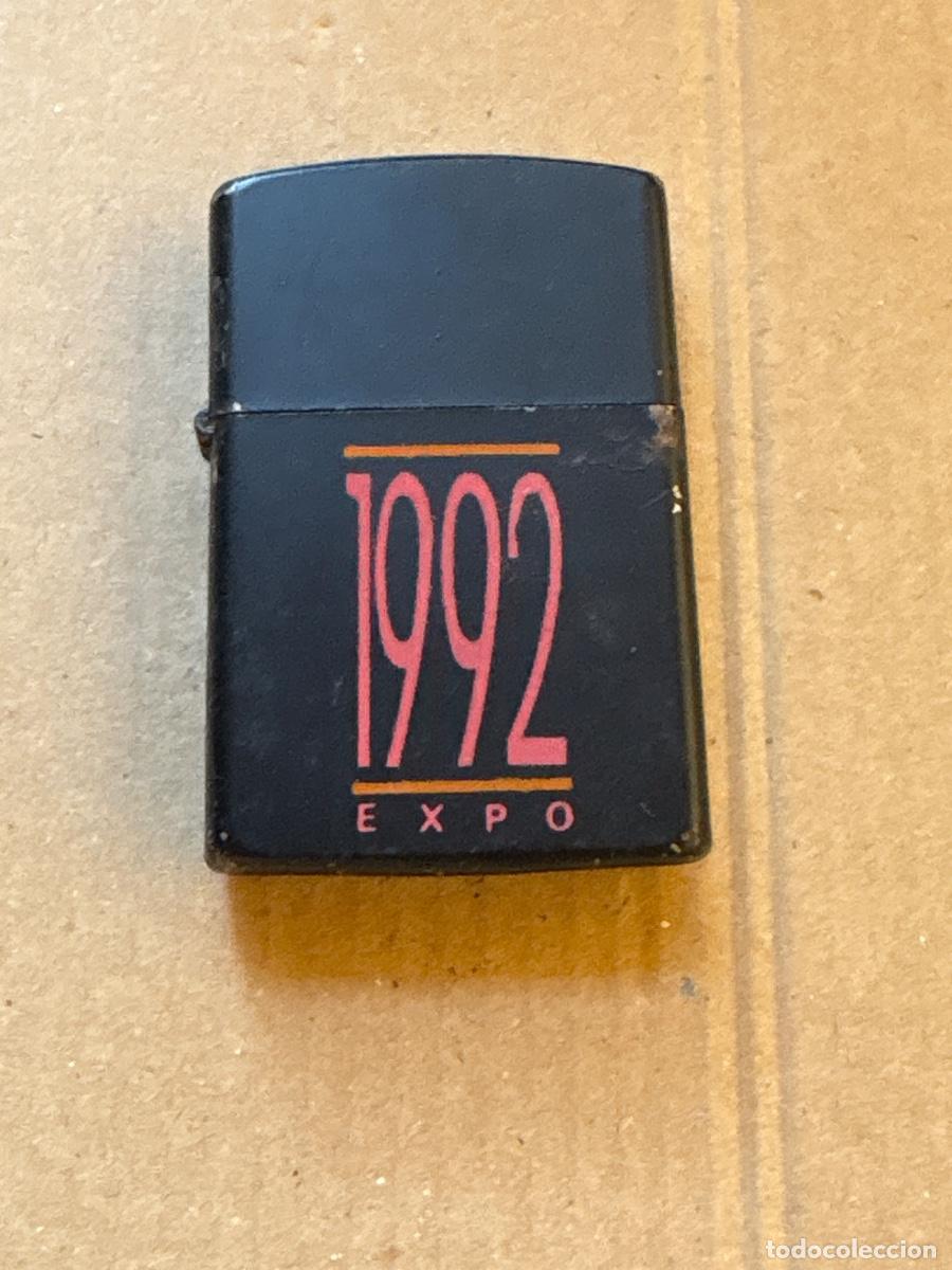 Coleccionismo: Ik9. MECHERO EXPO 92 FUNCIONANDO - Foto 1