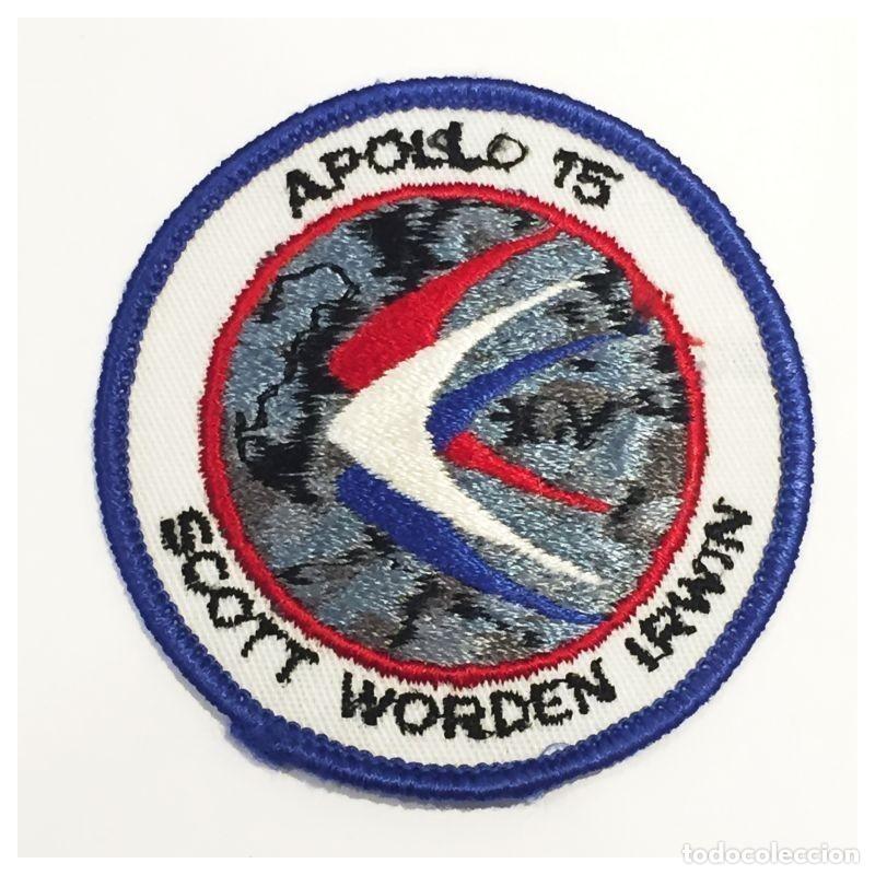 Coleccionismo: NASA MISI&Oacute;N APOLLO 15, SCOTT - WORDEN - IRWIN. PARCHE EE.UU VINTAGE BORDADO 2'7/8 PULGADAS (USA P-12