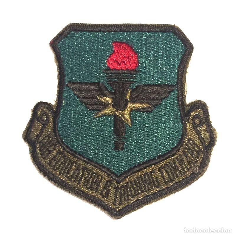 Coleccionismo: PARCHE VINTAGE FUERZAS A&Eacute;REAS EEUU. COMANDO DE EDUCACI&Oacute;N Y ENTRENAMIENTO A&Eacute;REO. 7,5 cm. (USA-P29)