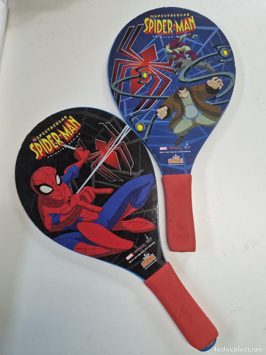 Coleccionismo: SPIDERMAN - PALAS - PALETAS de madera - Foto 1