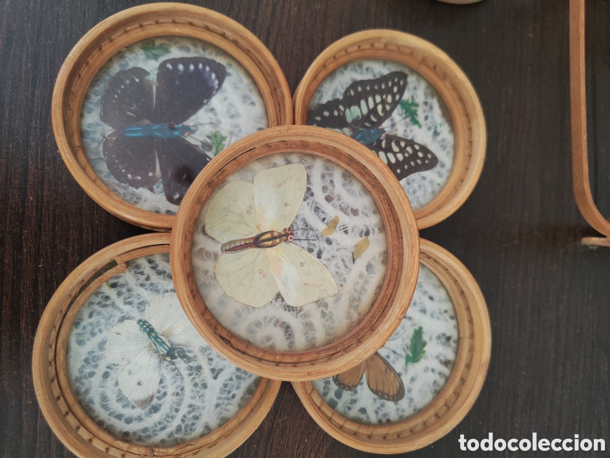 Coleccionismo: Posavasos antiguos madera - Foto 2