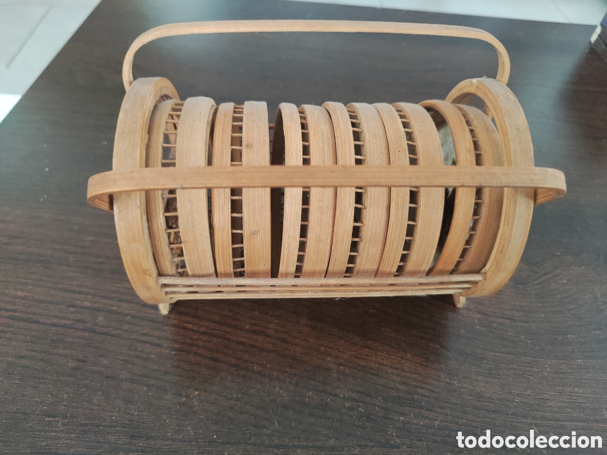 Coleccionismo: Posavasos antiguos madera - Foto 1