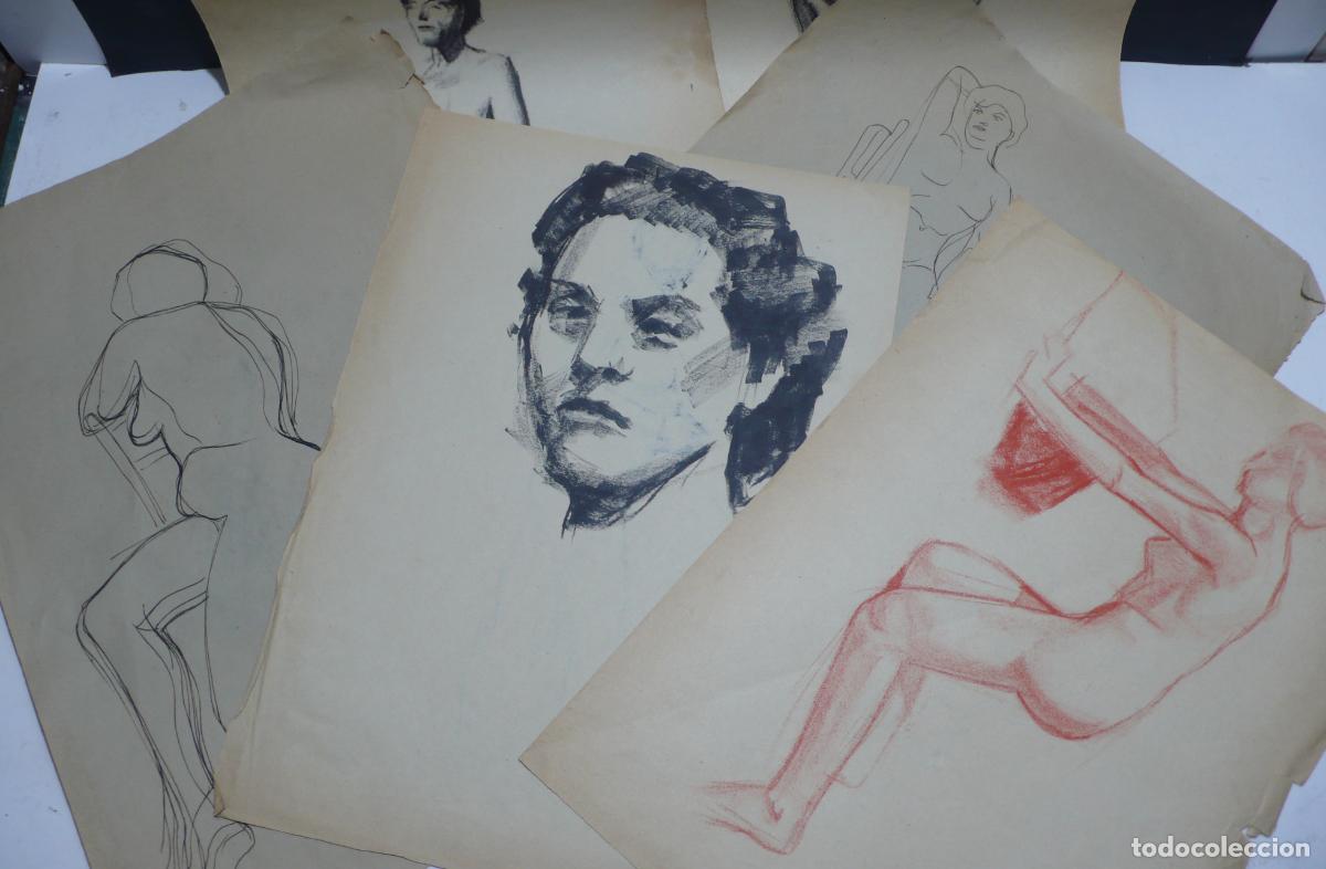 Coleccionismo: LOTE DE DIBUJOS DE ESTUDIO - Foto 1