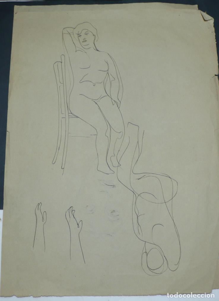 Coleccionismo: LOTE DE DIBUJOS DE ESTUDIO - Foto 5