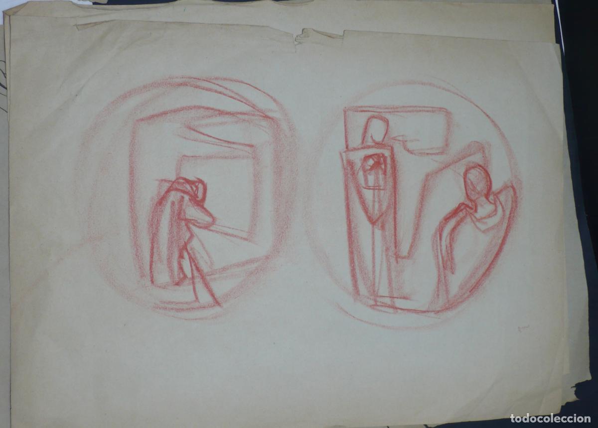 Coleccionismo: LOTE DE DIBUJOS DE ESTUDIO - Foto 8