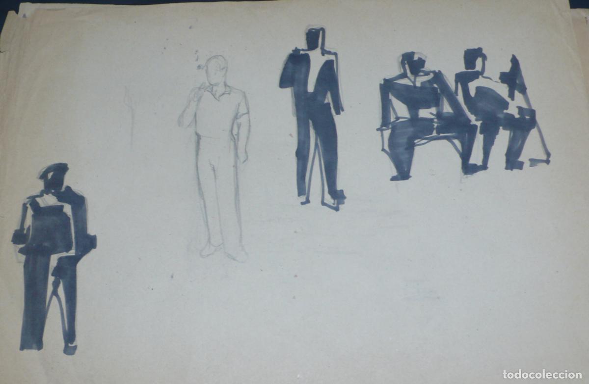 Coleccionismo: LOTE DE DIBUJOS DE ESTUDIO - Foto 13