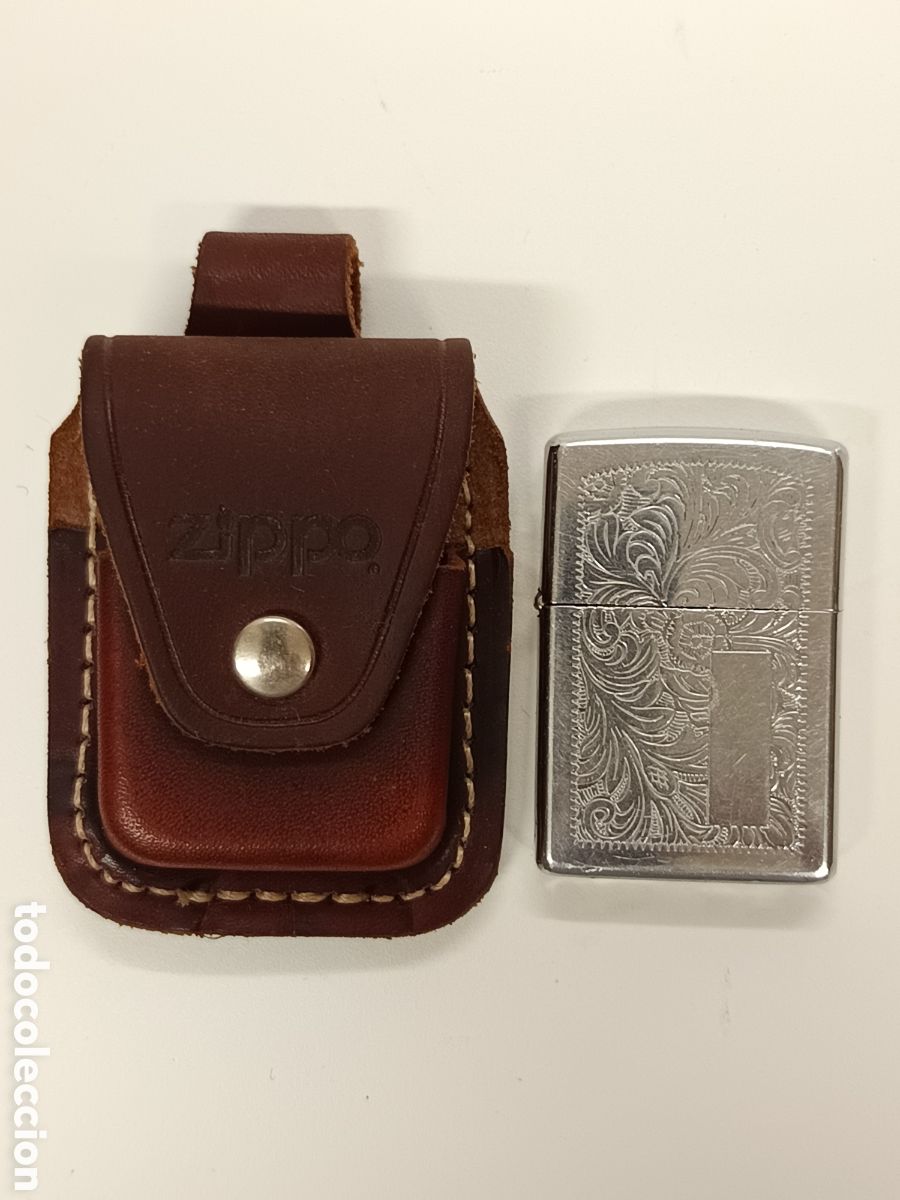 Coleccionismo: Mechero Zippo 1991 con funda original - Foto 1