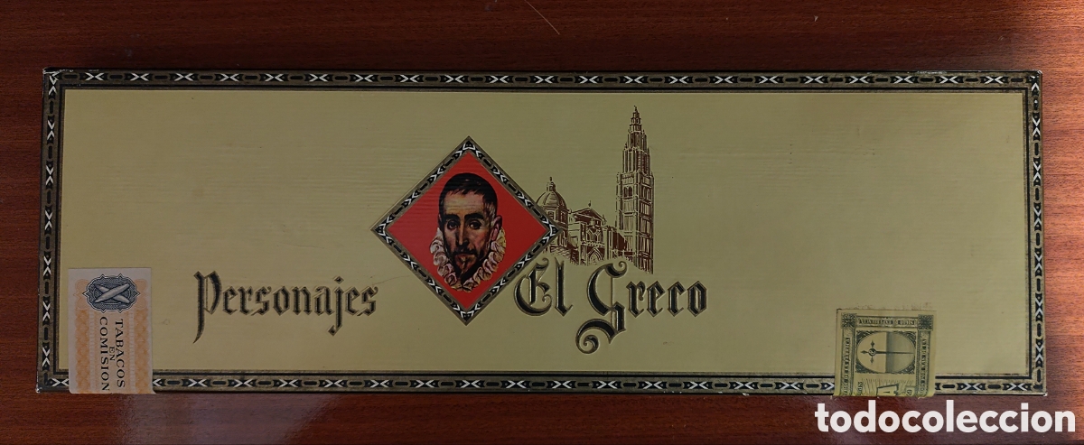 Coleccionismo: Caja de puros El Greco - Foto 2
