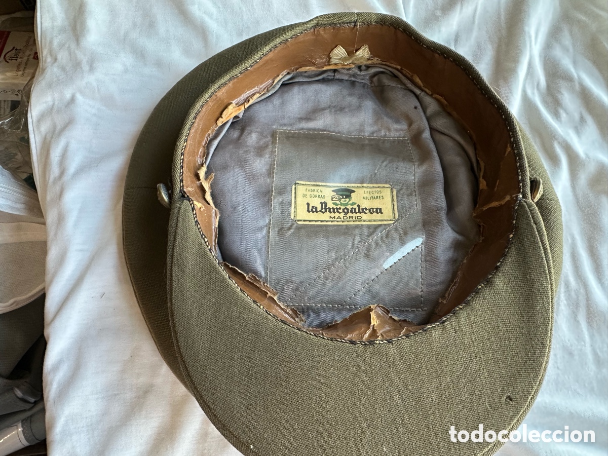 Coleccionismo: Gorra plato teniente - Foto 2