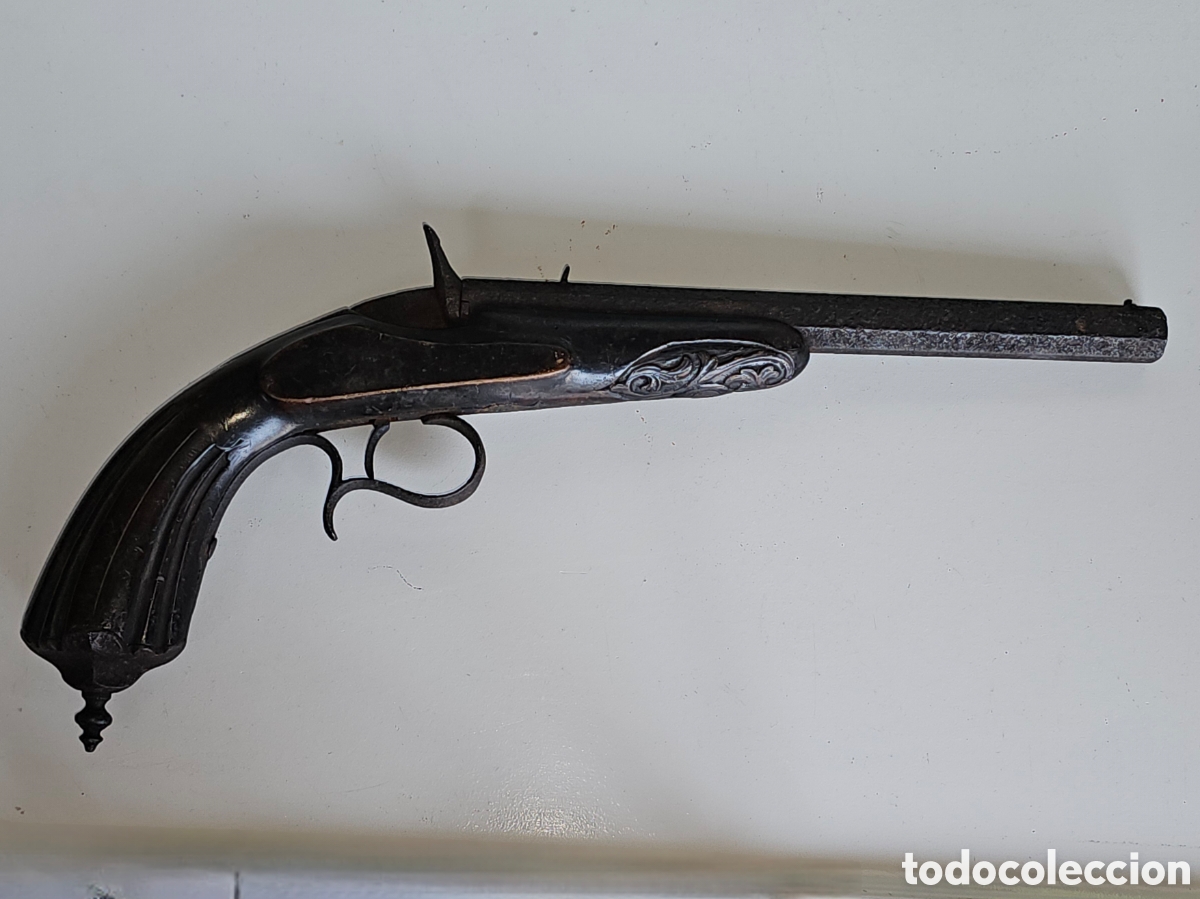 Coleccionismo: Pistola de duelo antigua - Foto 11