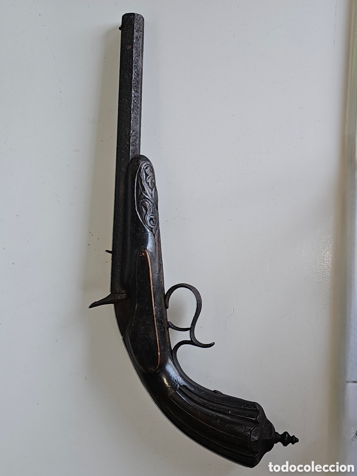 Coleccionismo: Pistola de duelo antigua - Foto 12
