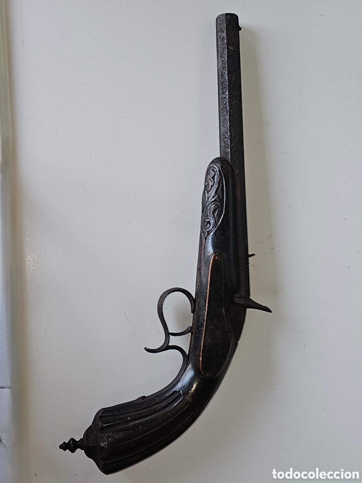 Coleccionismo: Pistola de duelo antigua - Foto 13