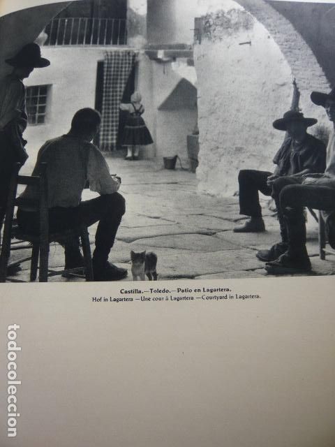 Coleccionismo: LAGARTERA TOLEDO TIPOS ANTIGUA LAMINA A&Ntilde;OS 40 IMPRESA EN HUECOGRABADO 25 X 30 CM
