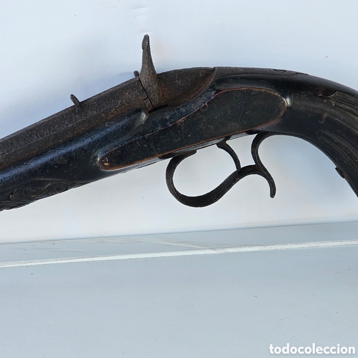 Coleccionismo: Pistola de duelo antigua - Foto 17
