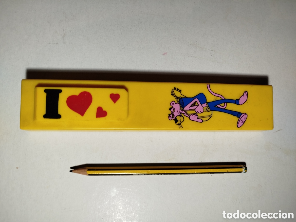Coleccionismo: Estuche retro ochentero pantera rosa - Foto 1