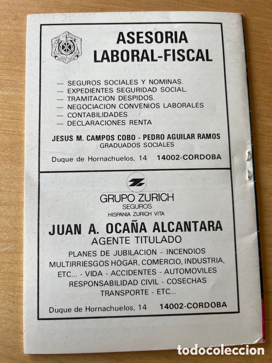 Coleccionismo: PROGRAMA SEMANA SANTA CORDOBA 1986 - Foto 2