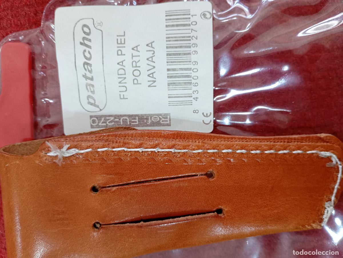 Coleccionismo: FUNDA NAVAJA PIEL A ESTRENAR - Foto 4