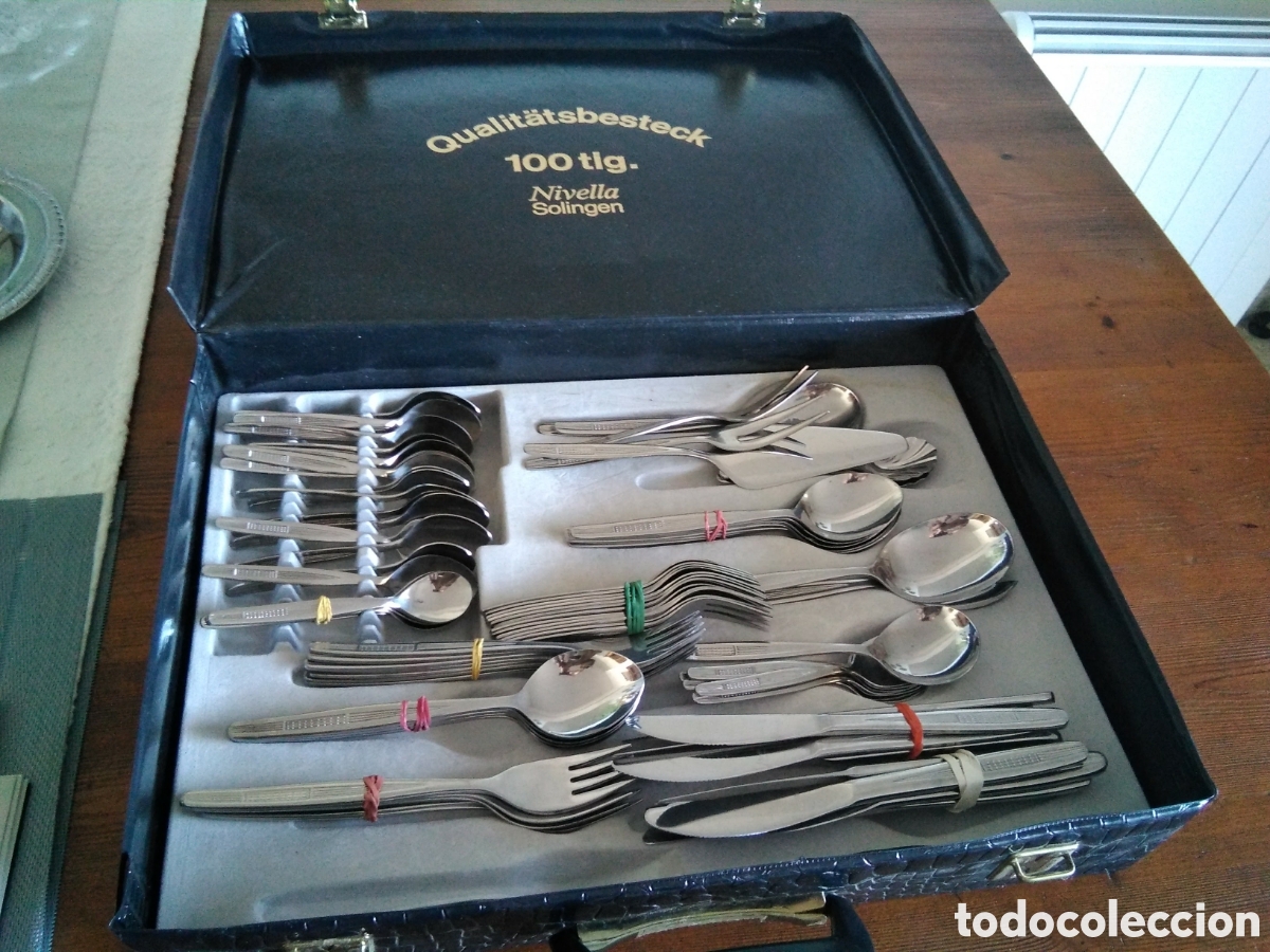 Coleccionismo: Set de 100 cubiertos - Foto 1