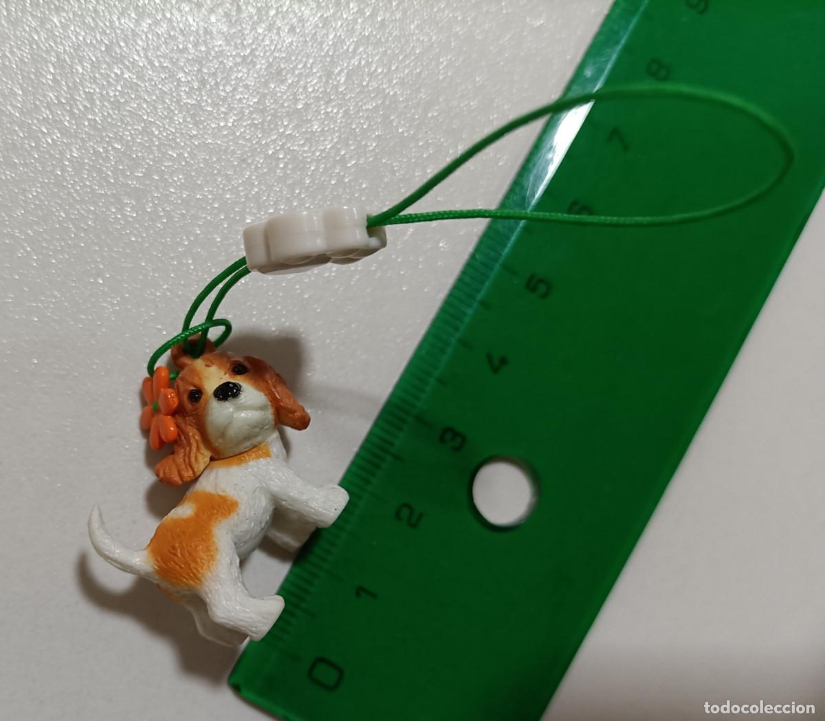 Coleccionismo: figura perro dog perrito colgante phoskitos miniatura figurita mu&ntilde;equito mu&ntilde;eco nintendo nintendogs