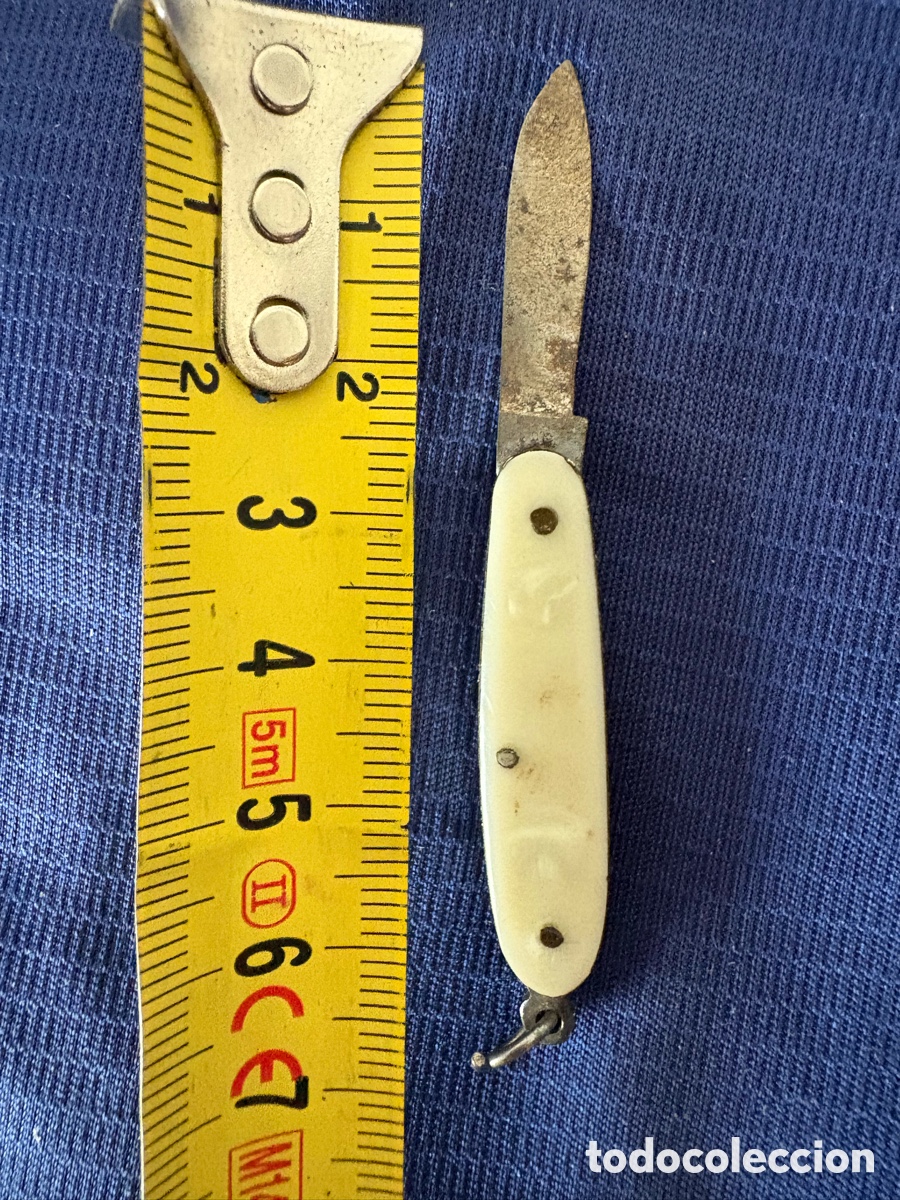 Coleccionismo: Antigua mini navaja con remaches (A5) - Foto 2