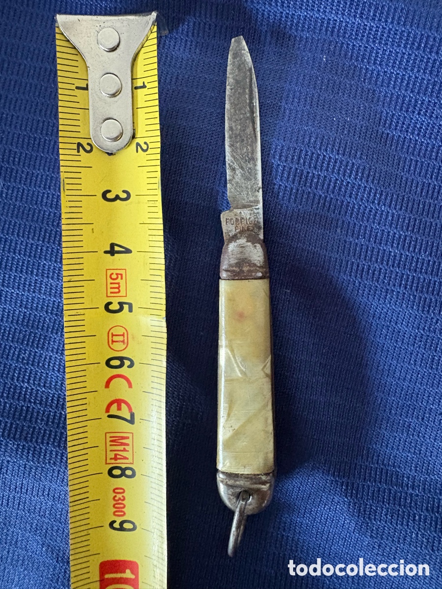 Coleccionismo: Antigua mini navaja en n&aacute;car (A5) - Foto 2