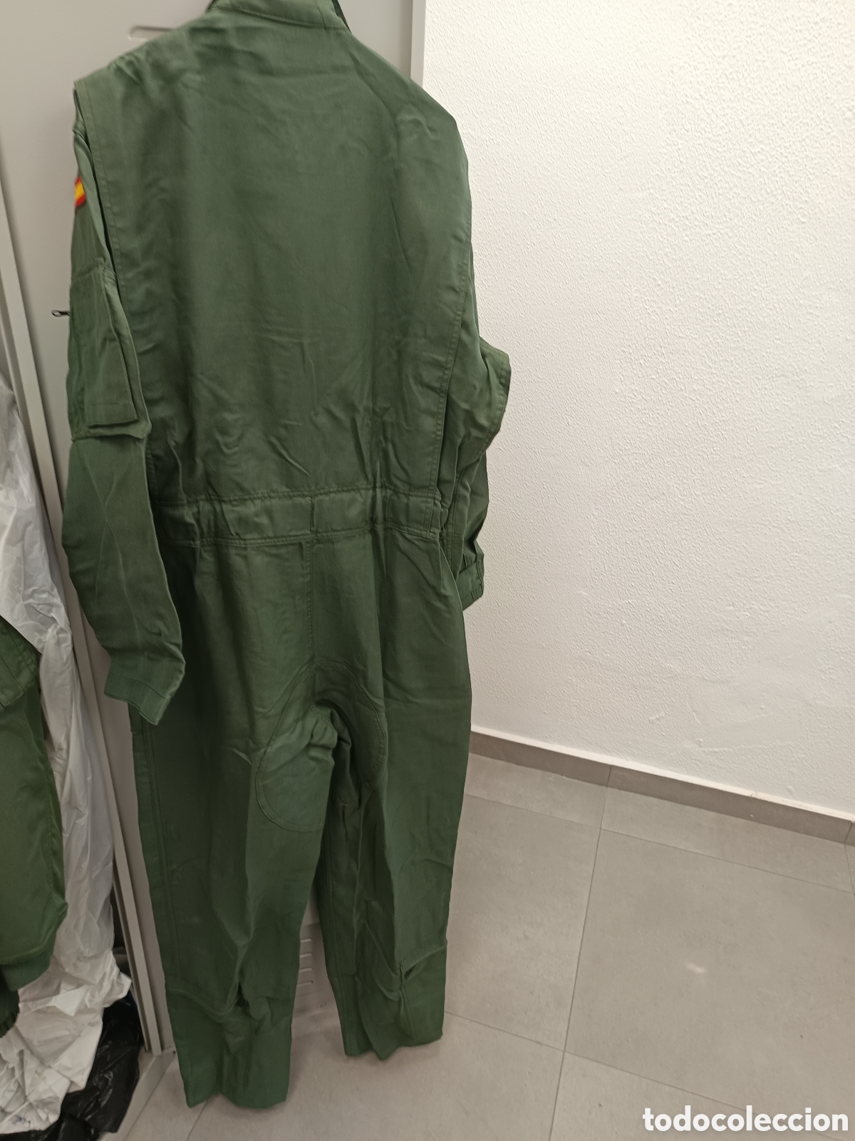 Coleccionismo: Mono de vuelo Militar Verde - Foto 2