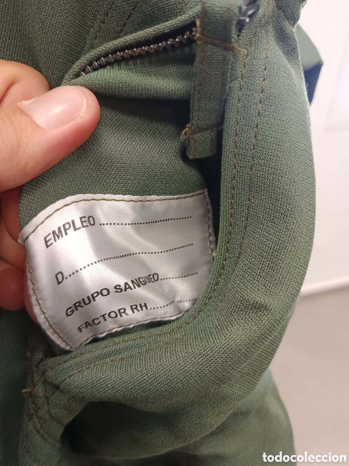 Coleccionismo: Mono de vuelo Militar Verde - Foto 7
